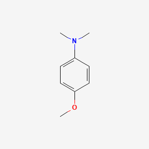 molecular formula C9H13NO B1210411 4-甲氧基-N,N-二甲基苯胺 CAS No. 701-56-4