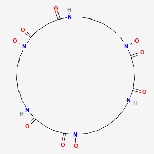 molecular formula C27H45N6O9-3 B1210413 desferrioxamine E(3-) 