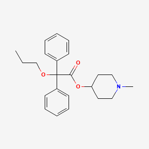 molecular formula C23H29NO3 B1210425 Propiverine CAS No. 60569-19-9