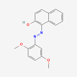 molecular formula C18H16N2O3 B1210432 Citrus red 2 CAS No. 6358-53-8