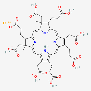 Octacarboxylate iron-tetrahydroporphyrin