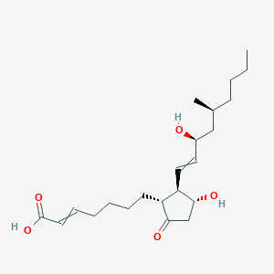 7-[(1R,2R,3R)-3-hydroxy-2-[(3S,5S)-3-hydroxy-5-methylnon-1-enyl]-5-oxocyclopentyl]hept-2-enoic acid