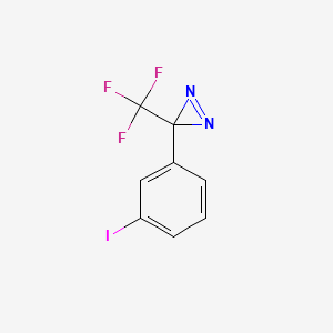 molecular formula C8H4F3IN2 B1210441 3-(Trifluoromethyl)-3-(3-iodophenyl)diazirine CAS No. 81340-56-9