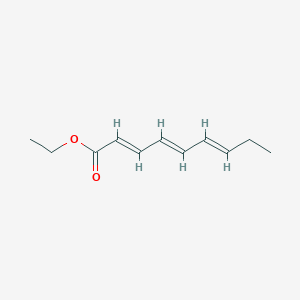 molecular formula C11H16O2 B12104491 Ethyl (2E,4E,6E)-nona-2,4,6-trienoate 