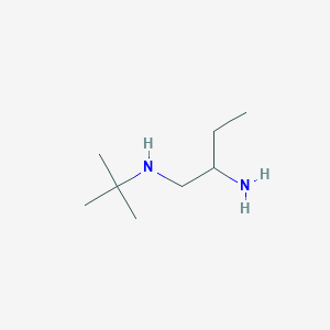 molecular formula C8H20N2 B12104515 (2-Aminobutyl)(tert-butyl)amine 