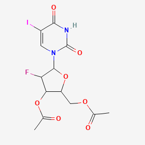 molecular formula C13H14FIN2O7 B12104541 3',5'-Di-O-acetyl-2'-deoxy-2'-fluoro-5-iodouridine 