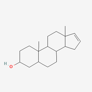 molecular formula C19H30O B12104551 Androst-16-en-3-ol 