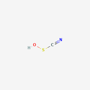 molecular formula CHNOS B1210458 Hypothiocyanite CAS No. 64253-39-0