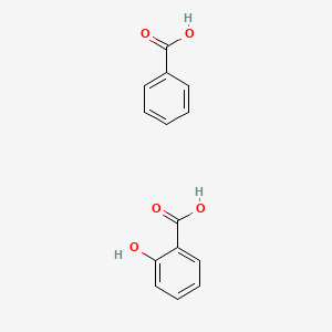 molecular formula C14H12O5 B1210463 Whitfield's ointment CAS No. 78838-00-3