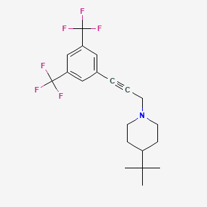 molecular formula C20H23F6N B1210466 Flupropadine CAS No. 81613-59-4