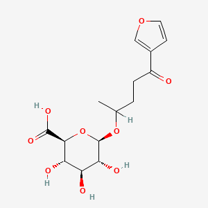 molecular formula C15H20O9 B1210467 Ipomeanol 4-glucuronide CAS No. 83061-21-6