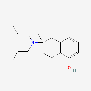 B1210470 5-Hydroxy-2-methyl-2-dipropylaminotetralin CAS No. 85592-61-6