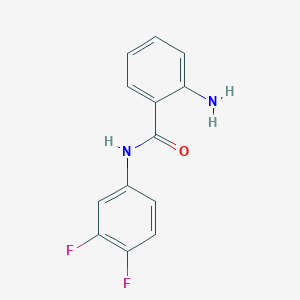 molecular formula C13H10F2N2O B12104709 2-Amino-N-(3,4-difluorophenyl)benzamide 