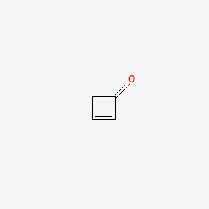 molecular formula C4H4O B1210472 2-Cyclobutene-1-one CAS No. 32264-87-2