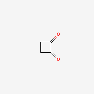 molecular formula C4H2O2 B1210473 3-Cyclobutene-1,2-dione CAS No. 32936-74-6