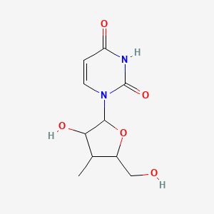 molecular formula C10H14N2O5 B12104771 3'-Deoxy-3'-alpha-C-methyluridine 