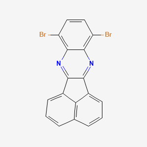molecular formula C18H8Br2N2 B12104872 8,11-Dibromoacenaphtho[1,2-b]quinoxaline 