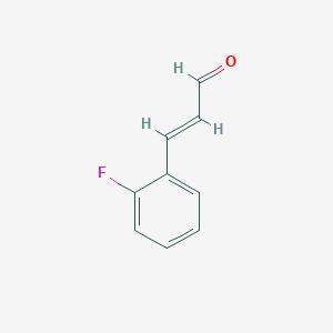 molecular formula C9H7FO B121049 2-Fluorocinnamaldehyde CAS No. 149733-71-1
