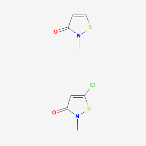 molecular formula C8H9ClN2O2S2 B012105 Kathon 886 CAS No. 55965-84-9