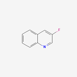 molecular formula C9H6FN B1210502 3-Fluoroquinoline CAS No. 396-31-6