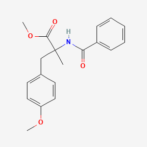 molecular formula C19H21NO4 B12105044 N-Benzoyl-O,a-dimethyl-D-tyrosine Methyl Ester 