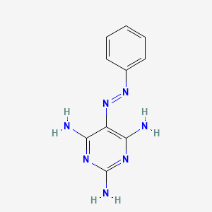 Pyrimidine, 5-phenylazo-2,4,6-triamino-