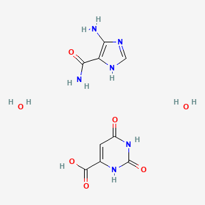 molecular formula C9H10N6O5 B1210510 Orazamide CAS No. 60104-30-5