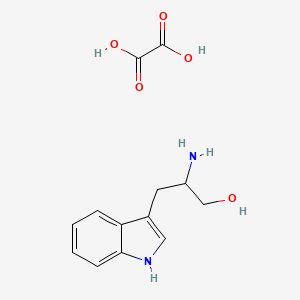 molecular formula C13H16N2O5 B12105103 (R)-2-Amino-3-(1H-indol-3-yl)propan-1-ol oxalate 