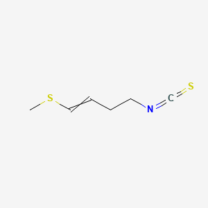 molecular formula C6H9NS2 B1210511 4-(METHYLTHIO)-3-BUTENYLISOTHIOCYANATE CAS No. 51598-96-0