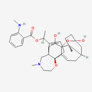 B1210517 Batrachotoxinin-A N-methylanthranilate CAS No. 97779-14-1