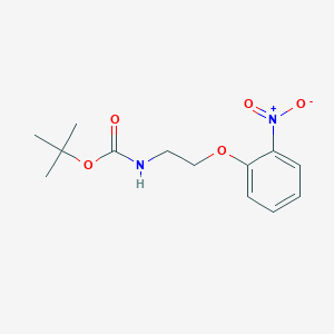 molecular formula C13H18N2O5 B12105216 tert-Butyl (2-(2-nitrophenoxy)ethyl)carbamate 