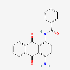 molecular formula C21H14N2O3 B1210525 1-Amino-4-benzamidoanthraquinone CAS No. 81-46-9