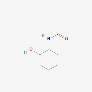 molecular formula C8H15NO2 B12105256 N-(2-hydroxycyclohexyl)acetamide CAS No. 62001-08-5