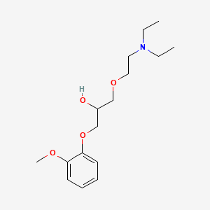 molecular formula C16H27NO4 B1210527 Guafecainol CAS No. 36199-78-7