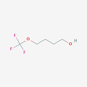 molecular formula C5H9F3O2 B12105271 4-Trifluoromethoxy-butan-1-ol 
