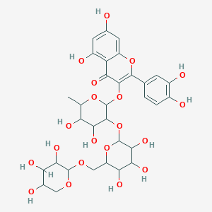 molecular formula C32H38O20 B12105273 Helieianeoside B 