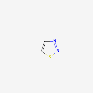 molecular formula C2H2N2S B1210528 1,2,3-Thiadiazole CAS No. 288-48-2