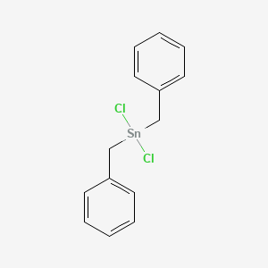 molecular formula C14H14Cl2Sn B1210541 Dibenzyltin dichloride CAS No. 3002-01-5