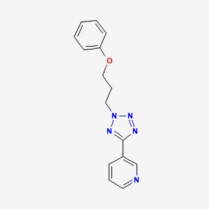 3-[2-(3-Phenoxypropyl)-5-tetrazolyl]pyridine