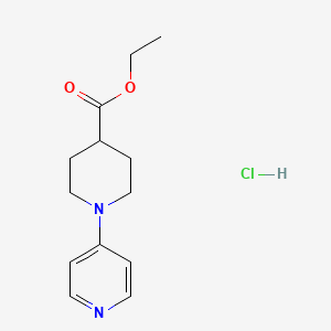 molecular formula C13H19ClN2O2 B12105614 Ethyl 1-(pyridin-4-yl)piperidine-4-carboxylate hydrochloride 