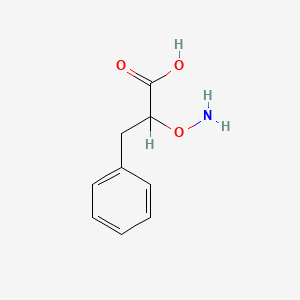 molecular formula C9H11NO3 B1210568 2-(Aminooxy)-3-phenylpropanoic acid 