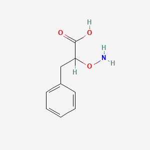 Hydrocinnamic acid, alpha-(aminooxy)-
