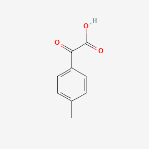 molecular formula C9H8O3 B1210575 (4-Methylphenyl)(oxo)acetic acid CAS No. 7163-50-0
