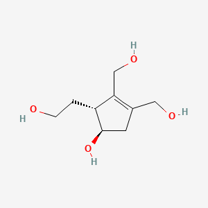 molecular formula C9H16O4 B1210577 Eucommiol CAS No. 55930-44-4