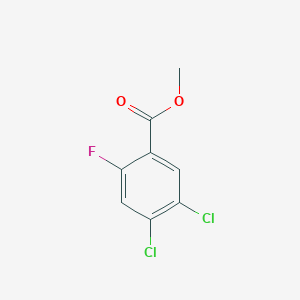 molecular formula C8H5Cl2FO2 B12105825 Methyl 4,5-dichloro-2-fluorobenzoate 