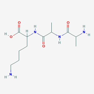 molecular formula C12H24N4O4 B12105846 Alanylalanyllysine 