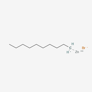 molecular formula C10H21BrZn B12105848 zinc;decane;bromide 