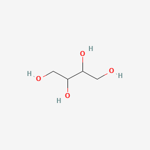 molecular formula C4H10O4 B1210589 Butane-1,2,3,4-tetrol CAS No. 7541-59-5