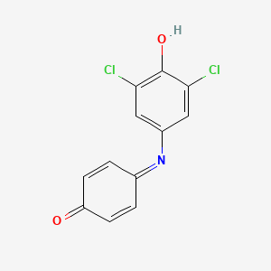 molecular formula C12H7Cl2NO2 B1210591 Dichloroindophenol CAS No. 956-48-9