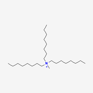 molecular formula C25H54N+ B1210593 Methyltricaprylylammonium CAS No. 22061-11-6
